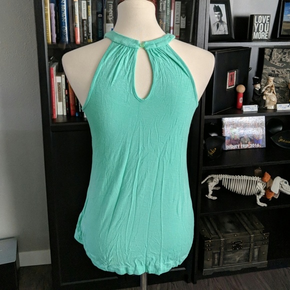 Teal Racer Back Tee - Picture 2 of 3